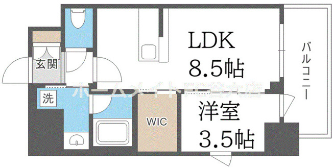【間取り】 | リヴェント難波ウエスト