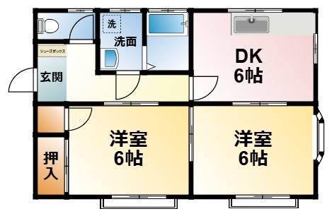 コーポ三洋の間取り