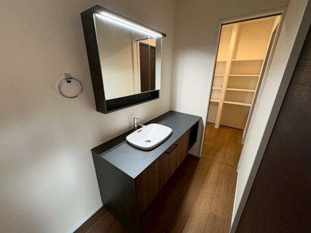 【洗面所】 | 椿建売1号棟 | スペースが確保できる洗面所です