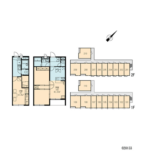 【区画図】 | レオパレス大楽寺 | 画像3