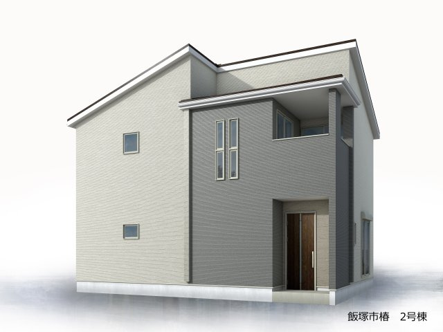 【外観パース】 | 椿建売2号棟 | （2号棟）完成予想図