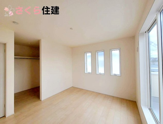 リーブルガーデン宇都宮細谷第7　2号棟の洋室|2階　7帖の洋室