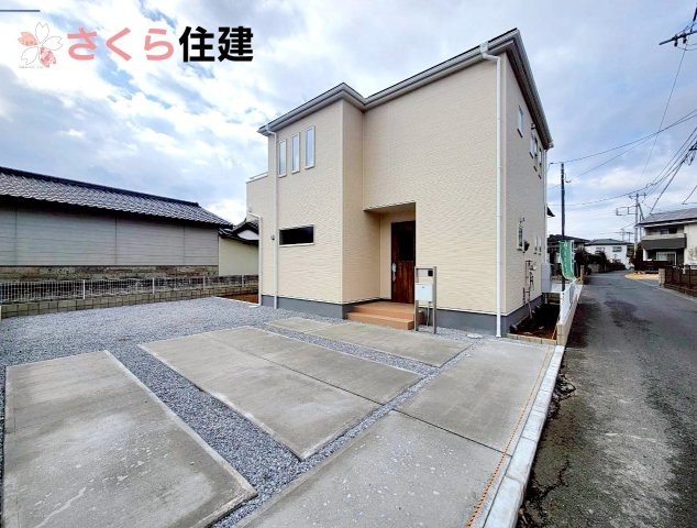 リーブルガーデン宇都宮細谷第7　2号棟の駐車場|駐車場は最大3台駐車が可能です◎