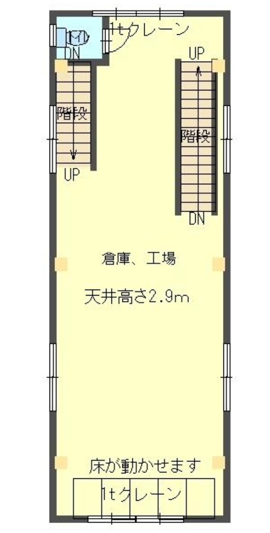大阪市西淀川区福町３丁目 工場の間取り