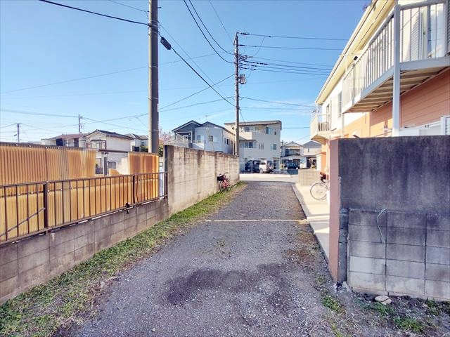 【前面道路含む現地写真】 | 川越市広栄町　全３区画　B区画 | お問い合わせお待ちしております