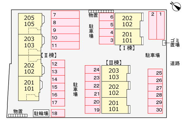 ジャン・ピュールⅡの区画図