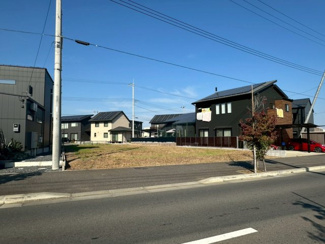 【前面道路含む現地写真】 | 【JINSEI】下河原崎区画整理地内｜建築条件なしの売地