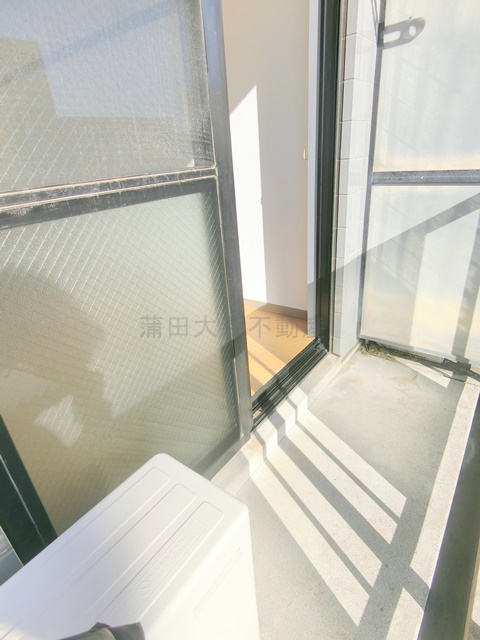 ステージ新蒲田のバルコニー