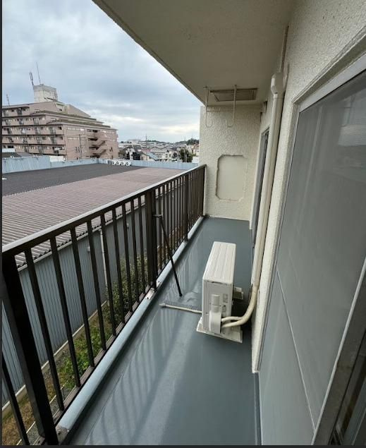 東国分マンションのバルコニー