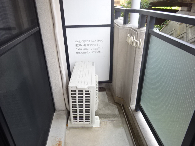 シティゴールドのバルコニー