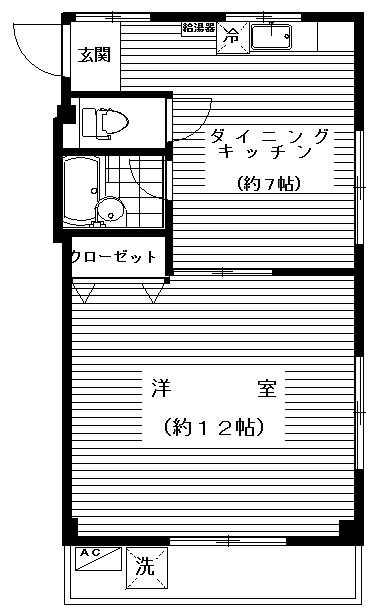 Ｕハイムの間取り