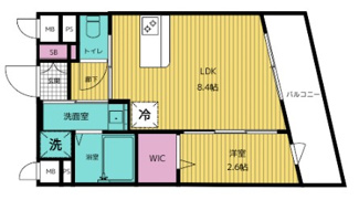 【間取り】 | ｂ’ＣＡＳＡ武蔵小杉Ⅱ | 間取りです。