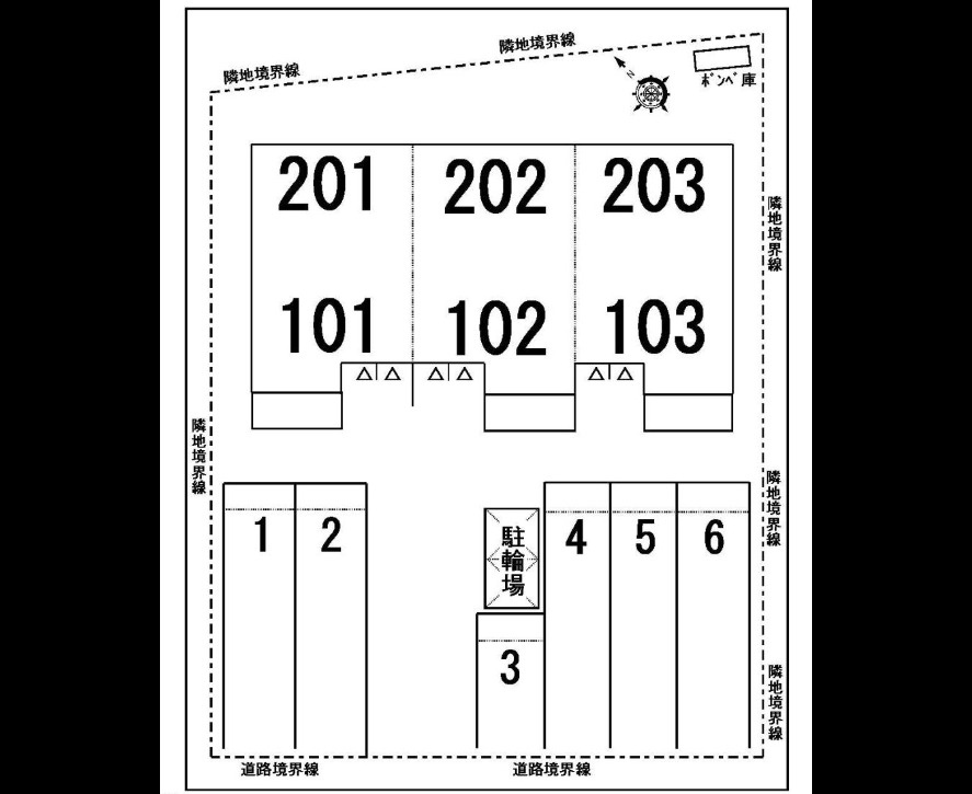 H･Sアルコバレーノの区画図