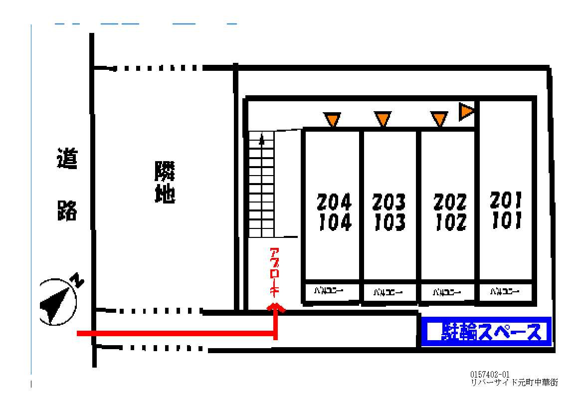 リバーサイド元町中華街の地図