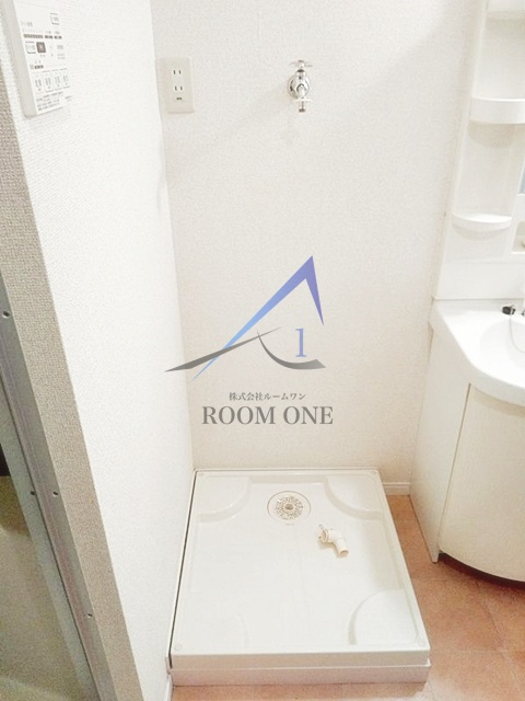 b’CASA東大井の設備|洗濯機置場です。