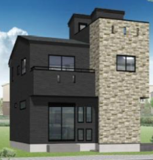 【仲介手数料無料】所沢市小手指元町全１棟　所沢市の新築住宅なら西武ハウジングの外観パース