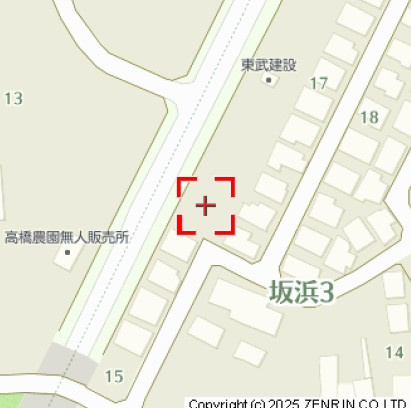 のアパートの地図