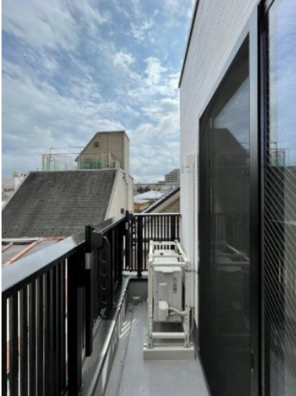 ミハス池尻　敷金0　ネット0　二人入居可のバルコニー