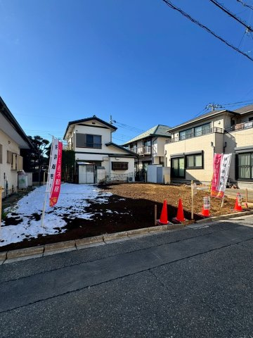 入間市東藤沢1丁目売地の前面道路含む現地写真|※更地渡し　売主負担で確定測量あり