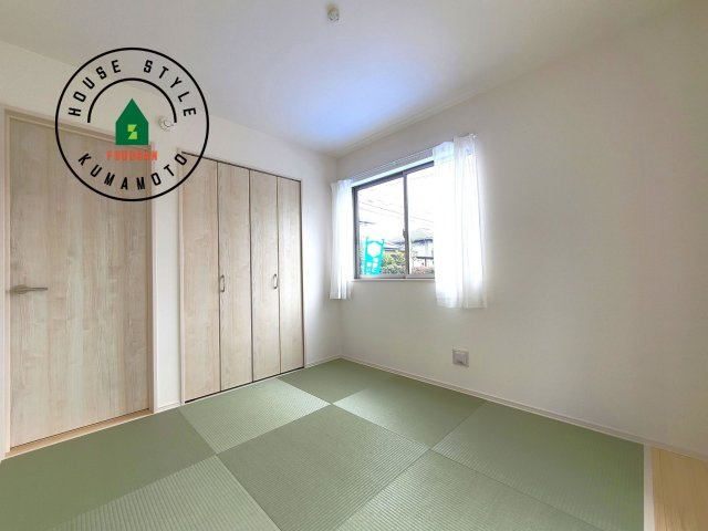 熊本市中央区本山3丁目第1-4棟(C号棟)の内観：施工例|将来的に、琉球畳を引きまして和室風にすることも可能です。