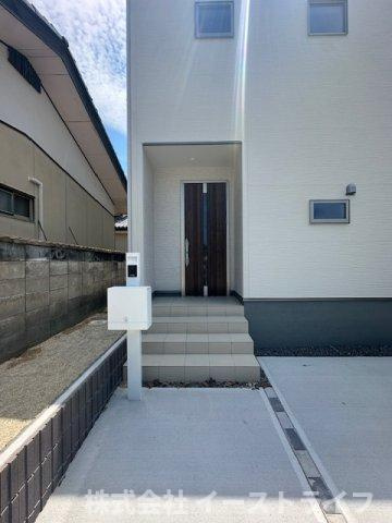 【新築戸建】　いわき市平下神谷第7　全4棟　【長期優良住宅】の玄関|2号棟写真　毎日通る玄関です。