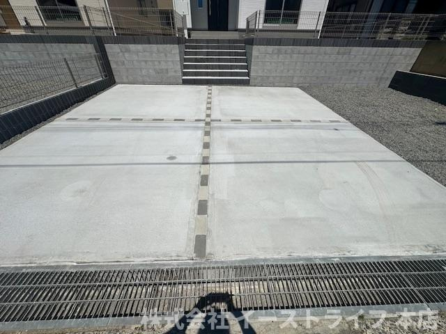 【新築戸建】　いわき市内郷高坂町２丁目第2　全2棟　長期優良住宅の駐車場|２号棟の駐車場です。３台駐車可能です♪