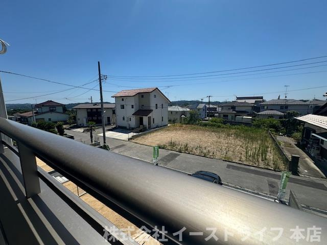 【新築戸建】　いわき市内郷高坂町２丁目第2　全2棟　長期優良住宅の展望|１号棟バルコニーからの眺望です