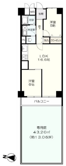 【間取り】 | 久宝寺グリーンマンション　久宝寺小学校区　久宝寺口駅