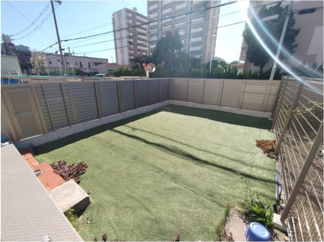 【庭】 | 久宝寺グリーンマンション　久宝寺小学校区　久宝寺口駅