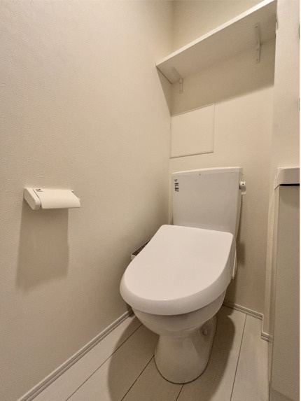 Skuld松陰神社　新築　デザイナーズ　ペット相談　礼金0のトイレ