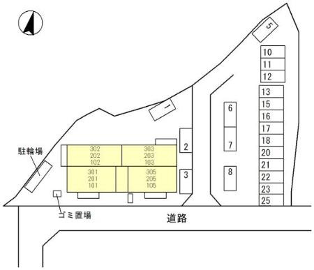 ラ・ヴェール杉尾台の区画図