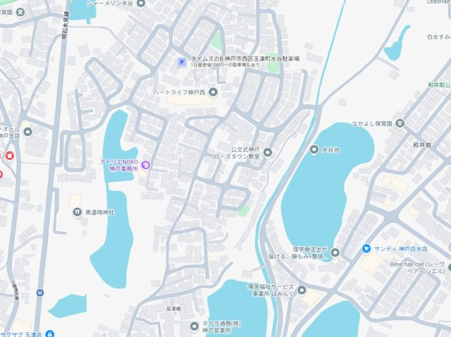 神戸市西区玉津町水谷　第2期　新築一戸建ての地図