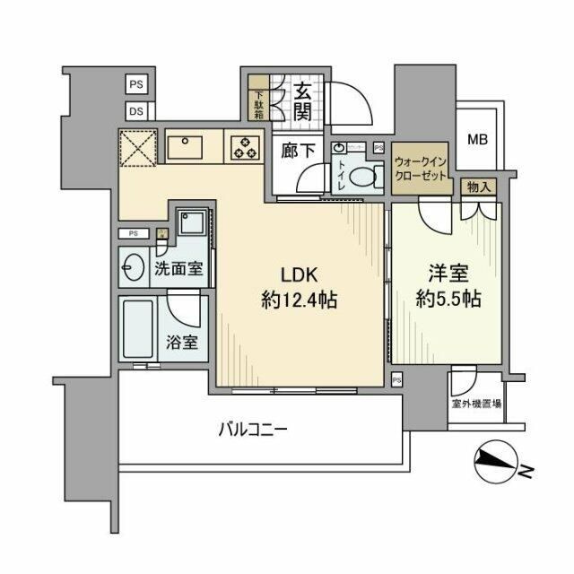 プラウド九段南の間取り