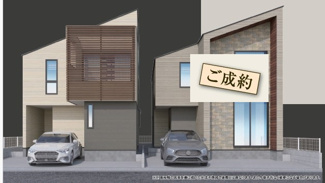 【外観パース】 | 国立市西２丁目　残り１棟　仲介手数料無料！