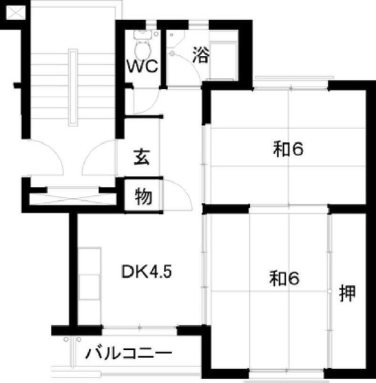 【間取り】 | 名島300棟