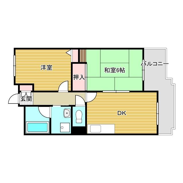 センターコートの間取り