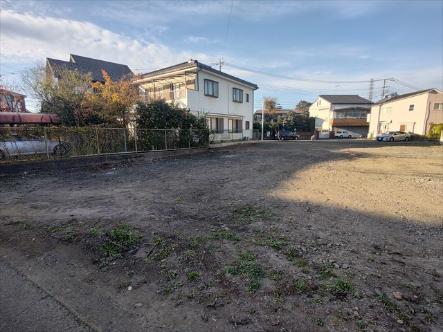 【外観】 | 川越市宮元町　全４区画　D号区 | 南道路です