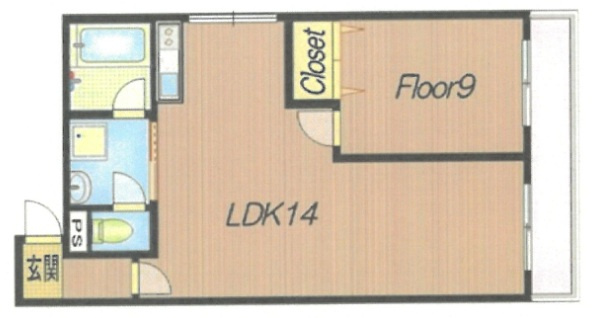 パークメゾン一刻館の間取り