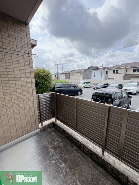 D-room本庄のバルコニー