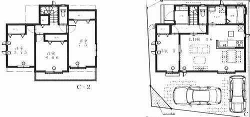 座間市座間1丁目　新築戸建全4棟　C号棟