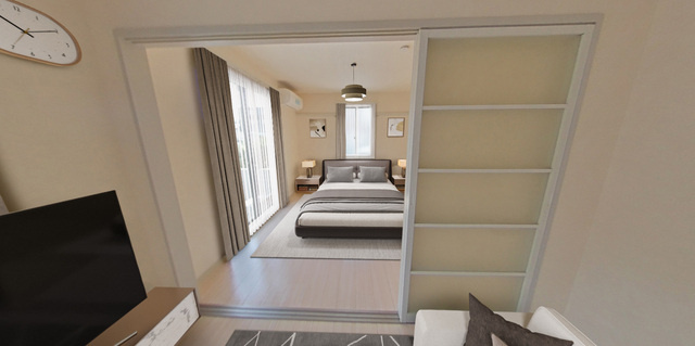 グローリー木村 A棟の居間・リビング