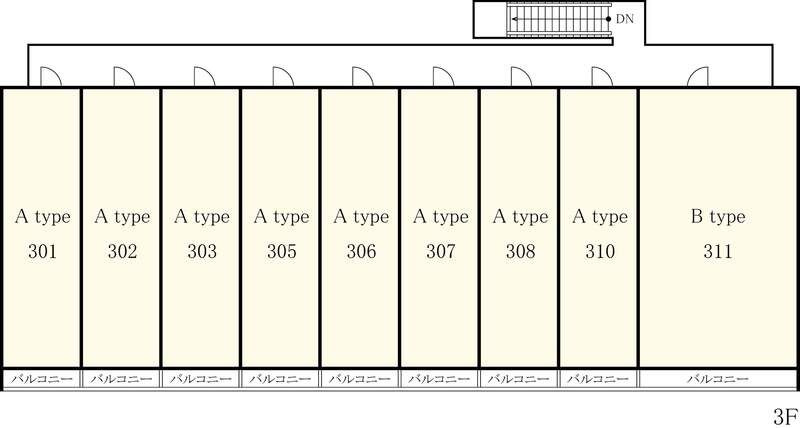 リブリ・国分寺 の区画図