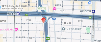 【地図】 | パークス堺筋本町