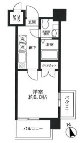 ドゥーエ川口の間取り