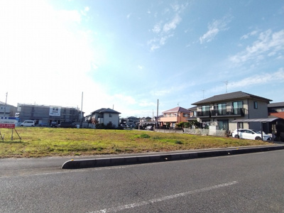 【外観】 | 伊奈町中央４丁目　売地５区画 | １～２号地付近（造成前）