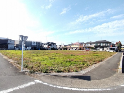 【外観】 | 伊奈町中央４丁目　売地５区画 | ５号地付近（造成前）