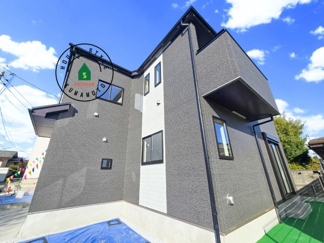 熊本市北区池田3丁目第1-2棟(B号棟)の外観|デザイン性のある外観です。