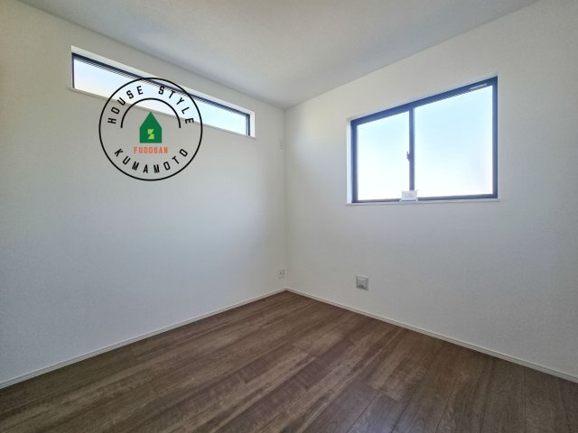 熊本市北区池田3丁目第1-2棟(B号棟)の和室|将来的に、琉球畳を引きまして和室風にすることも可能です。