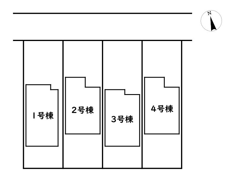 姫路市白浜町宇佐崎北１丁目/新築戸建の区画図