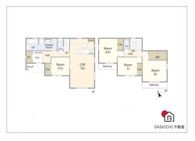 【間取り】 | 本庄市小島6丁目　新築戸建　14号棟 | 14号棟
